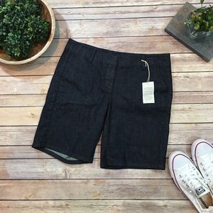NWT Size 4 Ann Taylor Dark Wash Denim Shorts